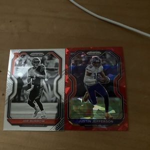 Joe burrow and Justin Jefferson rookies